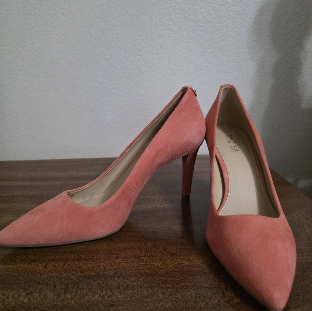 Michael Kors Coral Suede Heels
